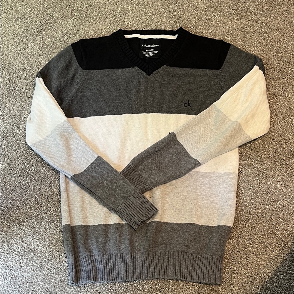 Two boys sweaters size 10/12 Gymboree and Calvin Klein